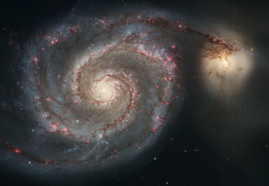 La galassia NGC 5195